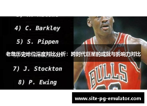 老詹历史地位深度对比分析:跨时代巨星的成就与影响力对比 老詹历史地位深度对比分析:跨时代巨星的成就与影响力对比