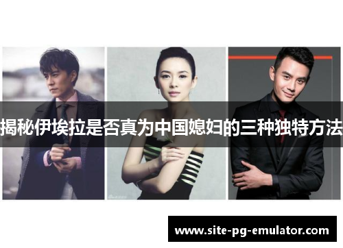 揭秘伊埃拉是否真为中国媳妇的三种独特方法