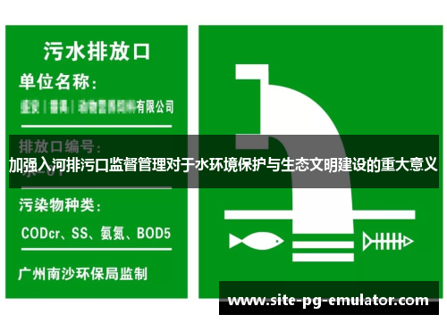 加强入河排污口监督管理对于水环境保护与生态文明建设的重大意义 加强入河排污口监督管理对于水环境保护与生态文明建设的重大意义